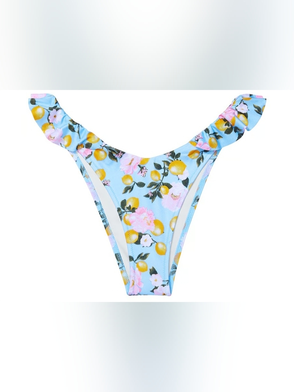 L XL XXL VS Swim Ruffle Brazilian Bikini Bottom Tropical Island Getaway